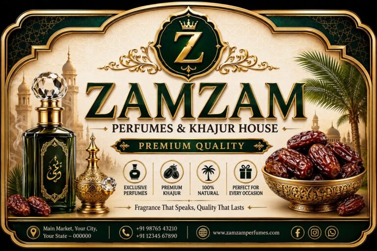 Zamzam Perfume & Khajur House – Grocery in Kalol