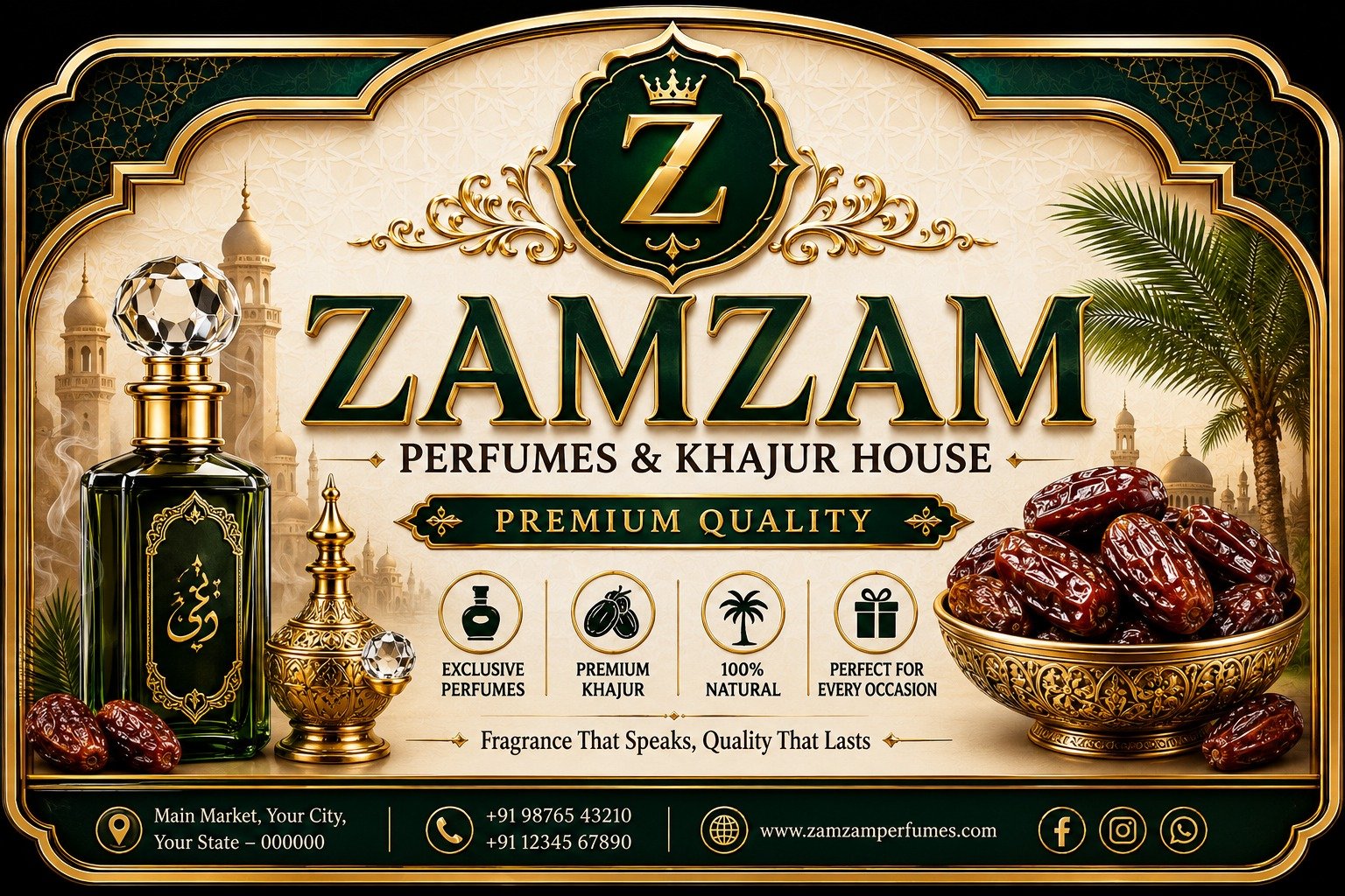 Zamzam Perfume & Khajur House